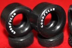 8 SUPER WIDE SPECIAL DRAG SLICKS (2 PAD PRINT G-YEAR (2) SUPER STREET & 4 FRONT