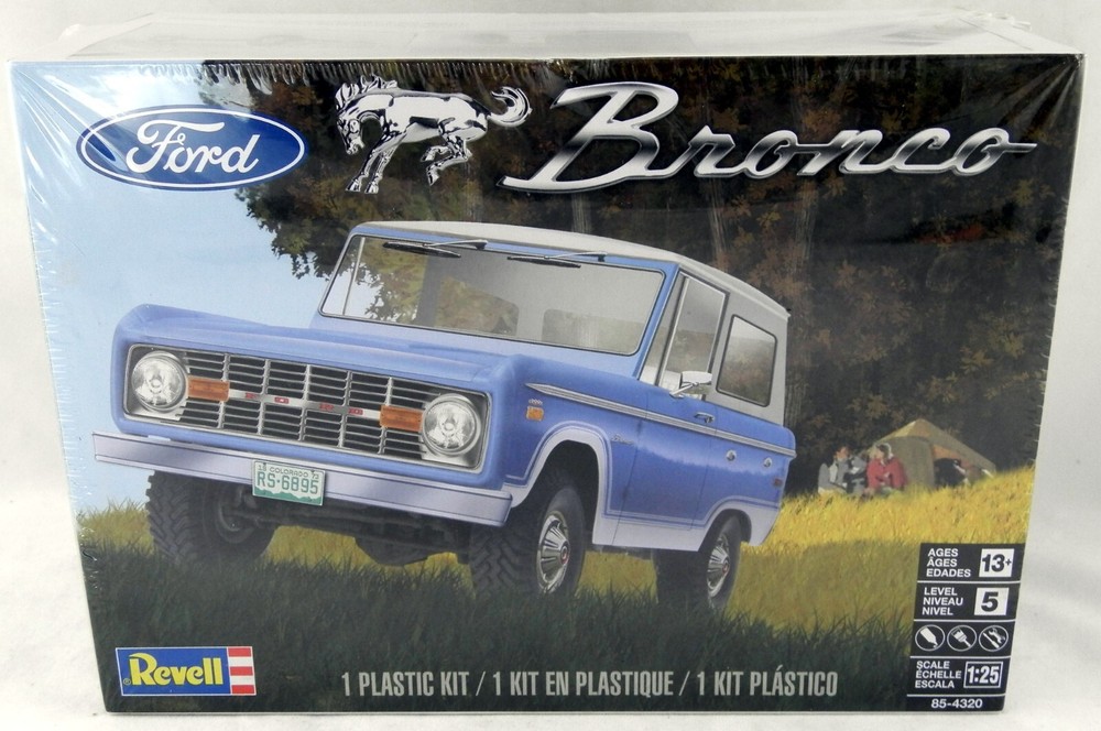 1:25 Scale Ford Bronco Plastic Model Kit (Skill 5) – Revell #85-4320