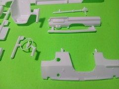 Interior 1975 Chevy Van Aquarod Race Team 1/25 AMT Dog House Bucket Seats Dash