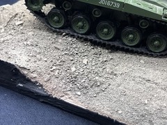 1/35 Scale Military Diorama Base Terrain Display Model Soldiers Figures Diecast