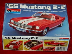 VINTAGE Monogram Mustang 1965 2+2 Made in USA 1980’s AS IS!