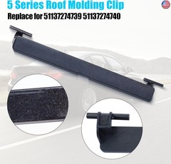 Jaronx Compatible with BMW Roof Rack Port Cover (Black Sapphire Metallic) for 5
