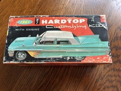 AMT 1961 Pontiac Bonneville HT Model Car Kit Box & Parts Only Read