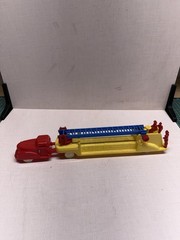 Vintage 1950s Plastic Renewal 14″ Fire Truck Red & Yellow