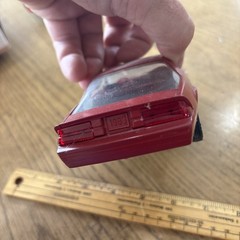 1983 Red Chevy Camaro Dealer Promo Model Car Dusty