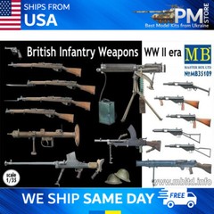 Master Box 35109 British Infantry Weapons WW II scale 1/35