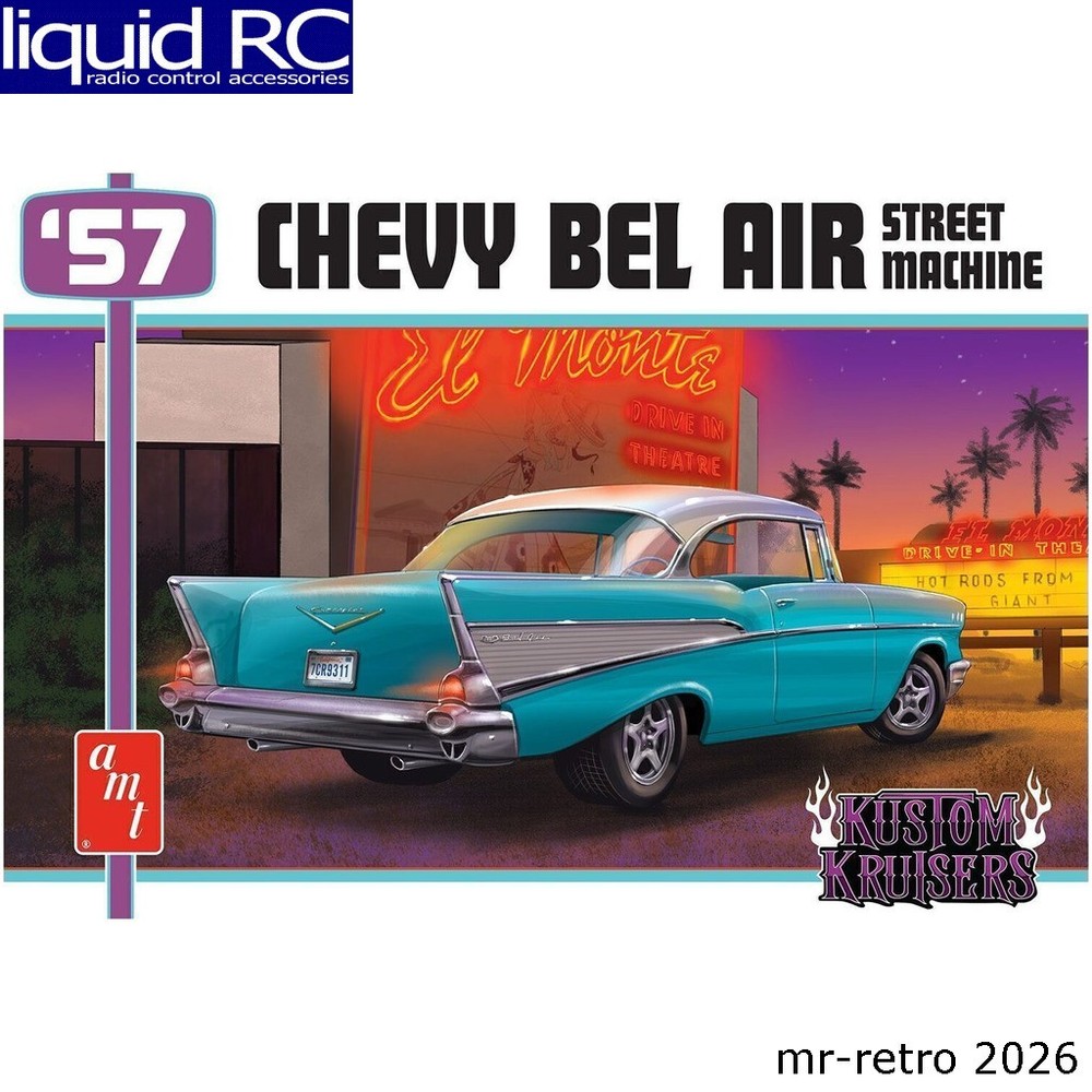 AMT 1460M 1/25 1957 Chevy Bel Air Street Machine Plastic Model Kit