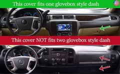 Dashboard Cover Dash Mat Carpet Fit for 2007-2014 Chevy Chevrolet Tahoe