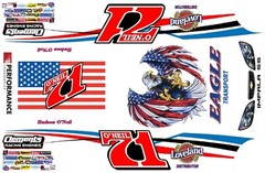 #71 Hudson O’Neil Loveland Crate Dirt Late Model 1/24th Scale Waterslide Decal