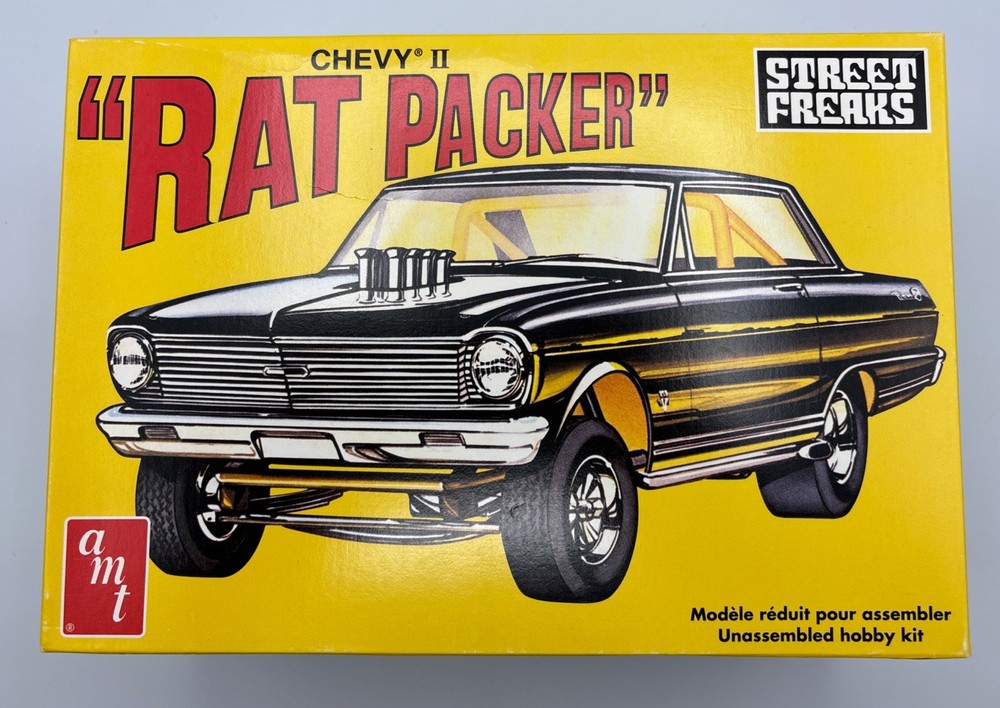 AMT, Street Freaks, Chevy II, “Rat Packer”, 1:25 Scale, Model Kit, 30105.