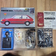 MITSUWA 1/24 Mazda 323 Familia 1500XG Wired Remote-Controlled Plastic Model kit