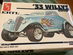 1 25 scale model parts 33 Willys Coupe Parachute And More No Box