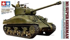 Tamiya 1/35 Military Miniature Model No. 322 Israeli Tank M1 Super Sherman