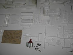 AMT 1957 Ford HT ’60s Custom Partial Built Kit Survivor Parts Lot in #T157 Box