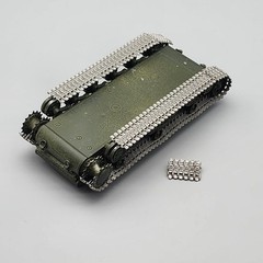 HobbyBoss 1/48 Russian KV Big Turret Tank Parts Lower Hull Started