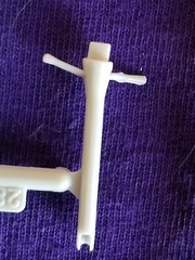 1972 FORD F250 STEERING WHEEL & COLUMN from Moebius 1:25 Model Kit 67-72