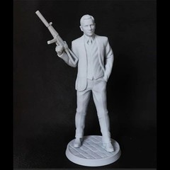 1/24 Scale Resin Figure Model Kit Sculpture Unassembled, Unpainted Model Kit.