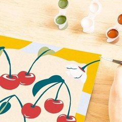 CreArt, Malen nach Zahlen Adults Trend – Kirschen