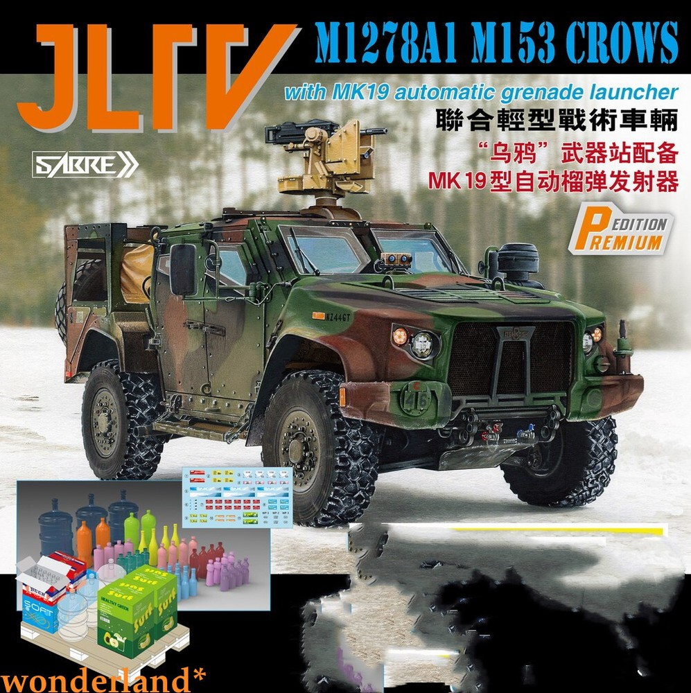 SABRE 35A13-P 1/35 JLTV M1278A1 M153 Crows With MK19 Launcher Premium Edition