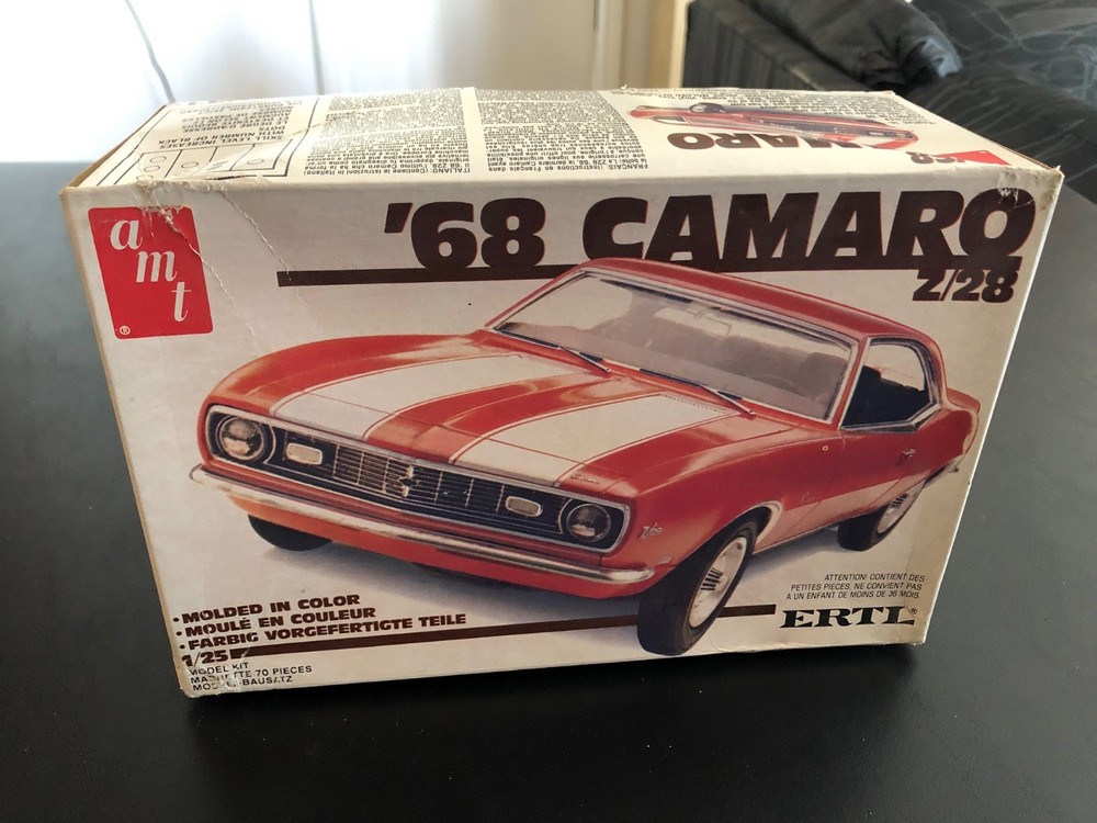 AMT 1968 Chevrolet Camaro Z/28 1/25 Scale, New, parts sealed in box
