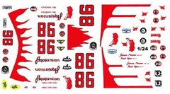 #98 Bill Vukovich Agajanian Special 1/18th Scale Waterslide Decals