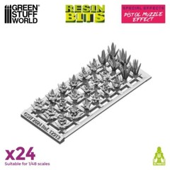 3D printed set – Pistol Muzzle Flash – Infinity wargames miniature battlefield