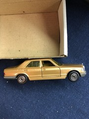Jet-Car Mercedes 280 Sedan 1/43 Die Cast with wheel upgrade