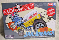MPC – Monopoly Jail Breaker Custom Willys Panel Van – SnapIt Model Kit – New