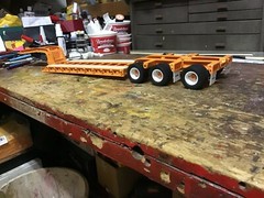 1/24-1/25 Scale Truck Trailer Model Accessories Lowboy Trailer Suspension