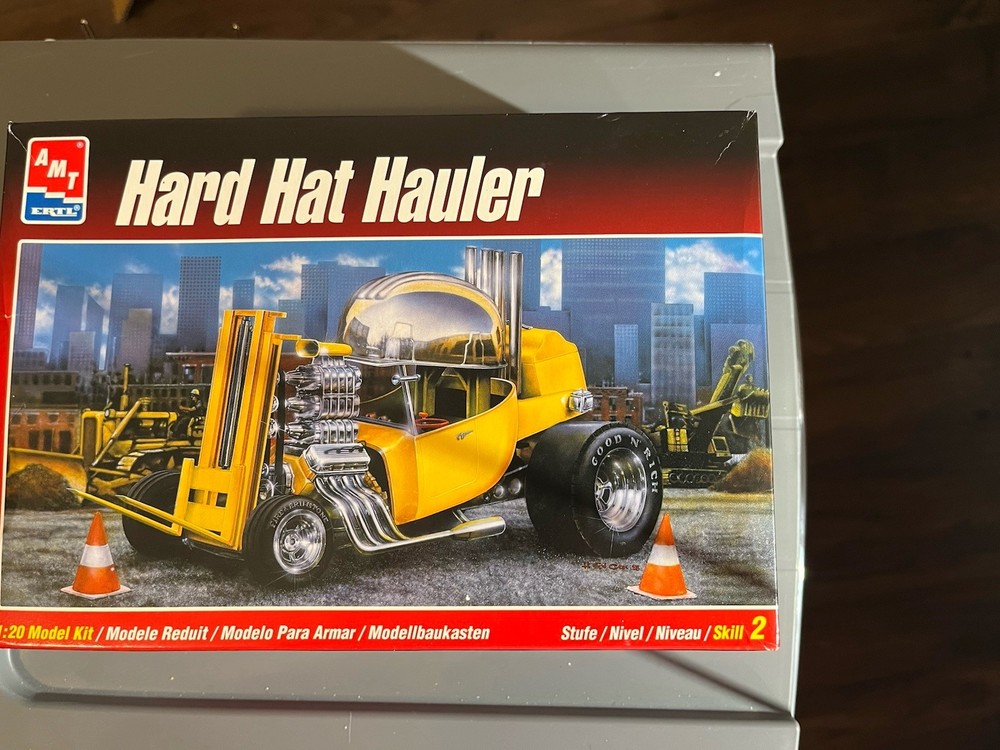 AMT Ertl Hard Hat Hauler #8248 Release 1998 BOX & Instructions , Inserts Only!