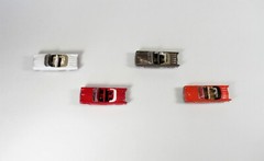 SMC-842 1957 Desoto Adventurer Convertible 1/87th-HO Scale Clear Resin Kit