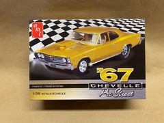 1967 Chevrolet Chevelle Pro Street 1/25 Scale Model AMT TUBBED STREET MACHINE