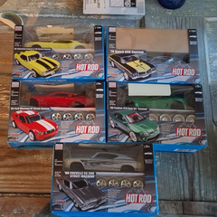 Classic Metal Works 1:24 Lot of 5 Hot Rod Kits Pre-Decorated Snap/Screw