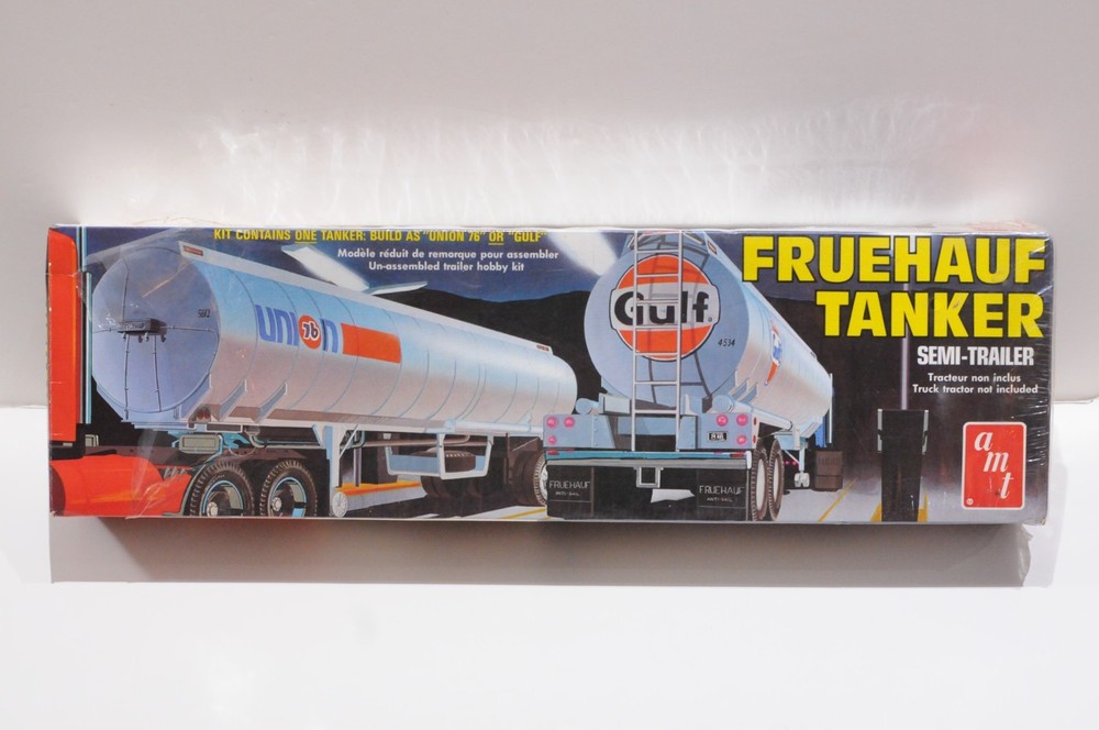 AMT FRUEHAUF TANKER SEMI-TRAILER UNION 76 GULF SCALE 1:25 NEW T531