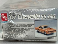 1/25 AMT Pro Street 1967 Chevelle SS 396 Model Tubbed Chassis #6986 NIB