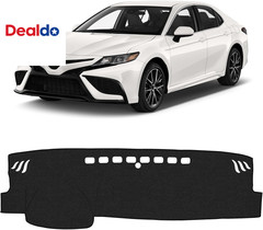 Black Dash Cover for Toyota Camry 2018-2022 2023 2024 (L, LE, SE, XLE, XSE, XLE