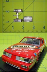 BODY PART – NASCAR 1986-87 OLDS or 1983-86 FORD GRILL & HEADLIGHT BENZELS – 1/24