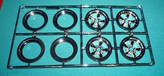 The Big T Revell 1/8 #85-2617 Chrome Mag Wheels Etc.