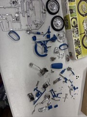 Rare VTG 1960’s Revell Honda Scrambler 1/8 Scale Blue Open Box