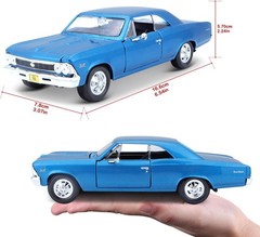 1966 Chevy Chevelle SS 396 Model Car – Detailed Die-Cast Scale Replica for Kids