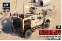 T-MODEL (Galaxy Hobby) 1/72 M1240 M-ATV w/ M153 CROWS II #GH72A02 📌USA