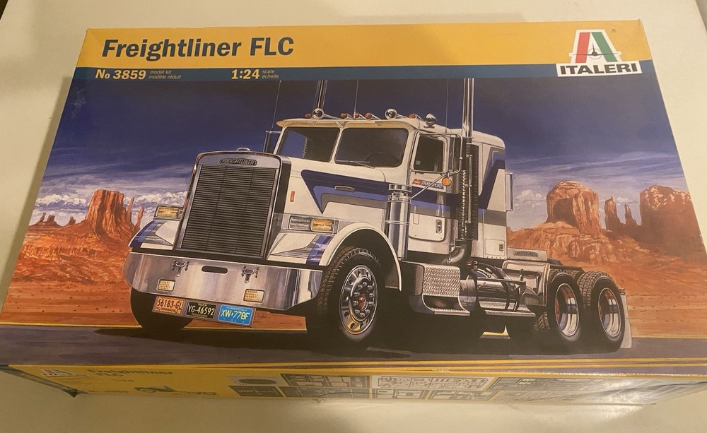 Italeri Freightliner FLC 1/24 Scale Plastic Model Semi-Truck Kit