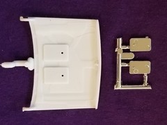 1991 Chevy S-10 Lowrider CUSTOM HOOD from Revell 1:25 Model Kit 91 Chevrolet