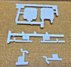 1940 FORD Standard Coupe RADIATOR & HOSES 1/25 Scale Monogram NEW Model PARTS