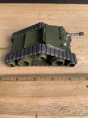 1/72 Modified Tank Painted Fantasy Wars Resin? Wood Die Cast 4”