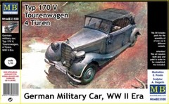 Master Box 35100 1/35 German military car Type 170V Tourenwagen 4Türen 1937-1940