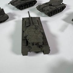 Vintage Roco Mini Chieftain & M60 DBGM Made In Austria Toy Mini Tank Lot of (6x)