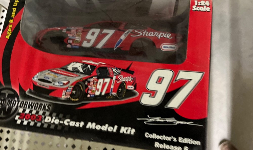 Motorworks #97 Kurt Busch Sharpie Ford Taurus Metal Body Model Kit 1/24 fs