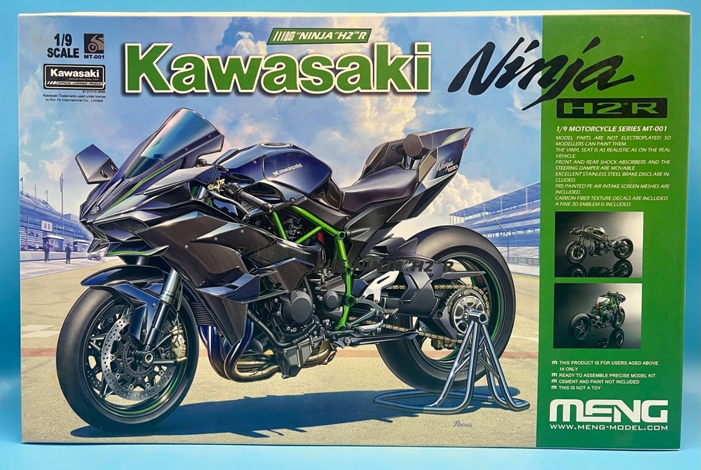 MENG 1/9 MT-001 Kawasaki Ninja H2™R Brand New Complete