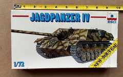 WWII ESCI 1:72 Jagdpanzer IV German Tank Open Box, Sealed Model Kit# 8319